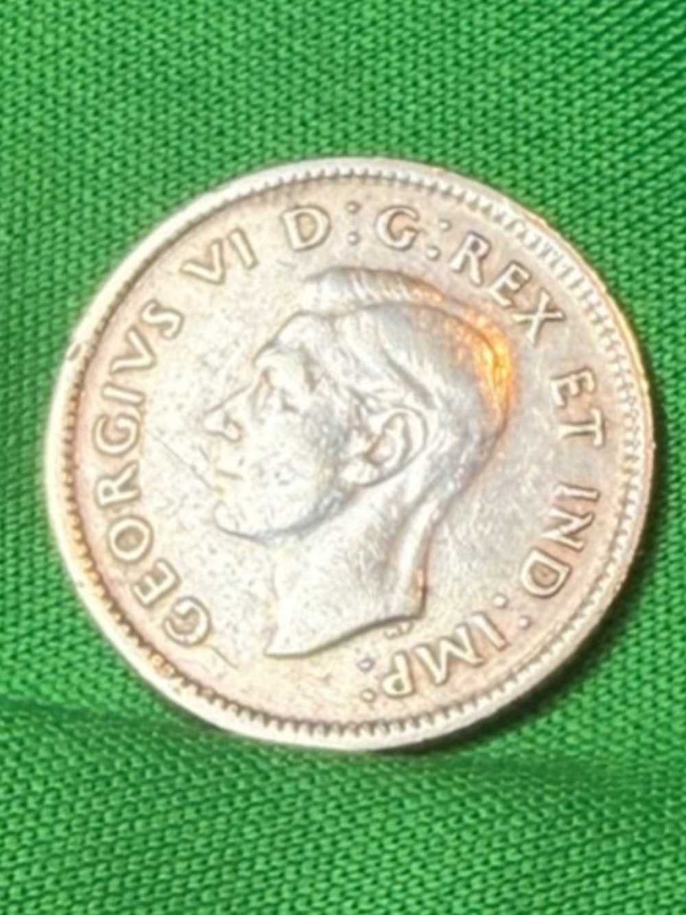 1940 MA-canada 10 CENTS- SILVER-George VI-WWII  #206253701722